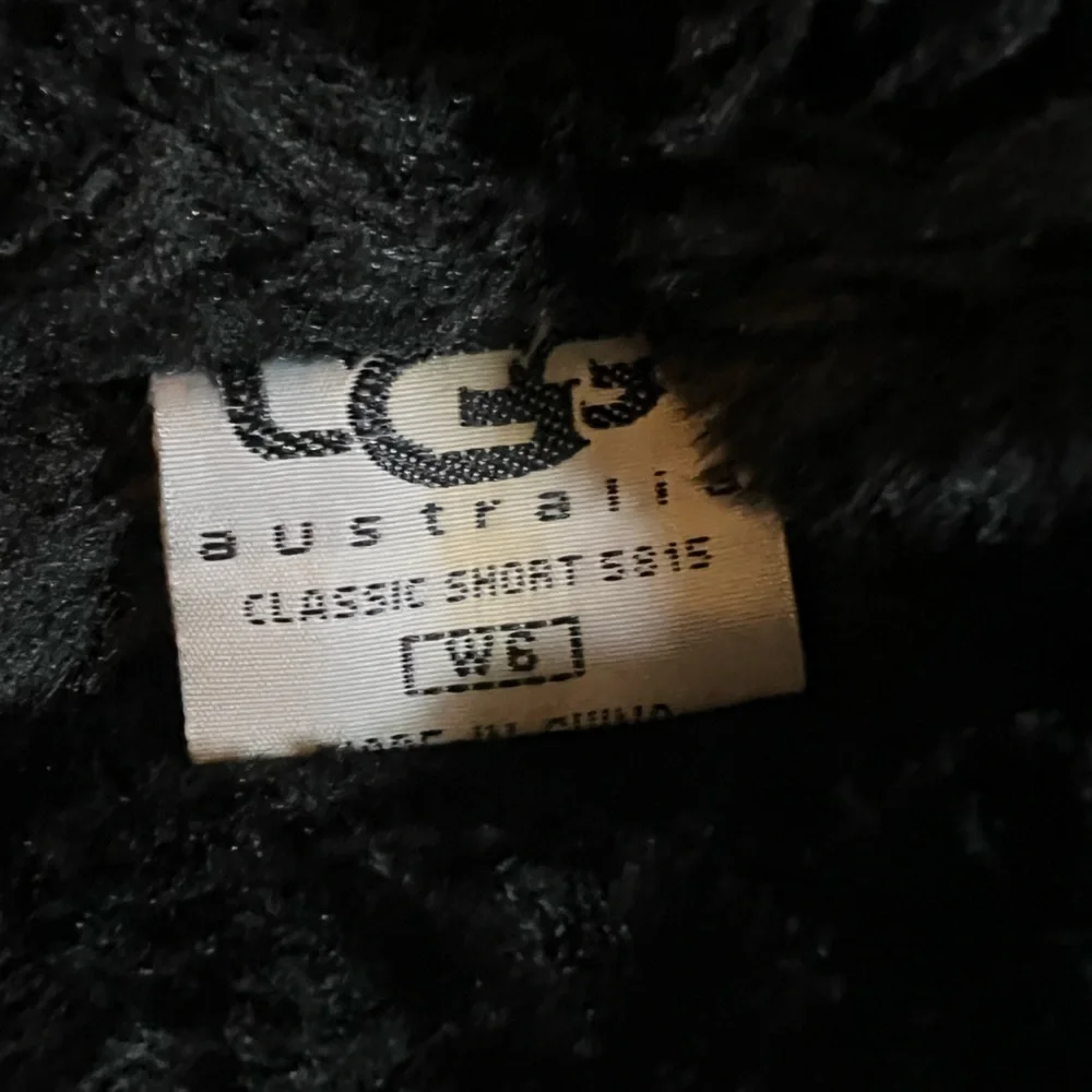 UGG Black Suede Classic 5815 Boots, W6